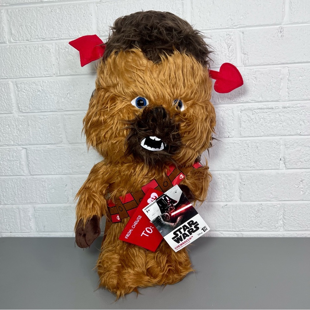 Disney Star Wars 21” Chewbacca In Cupid Costume Porch Greeter Valentine's Day